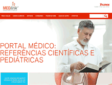 Tablet Screenshot of medlink.com.br
